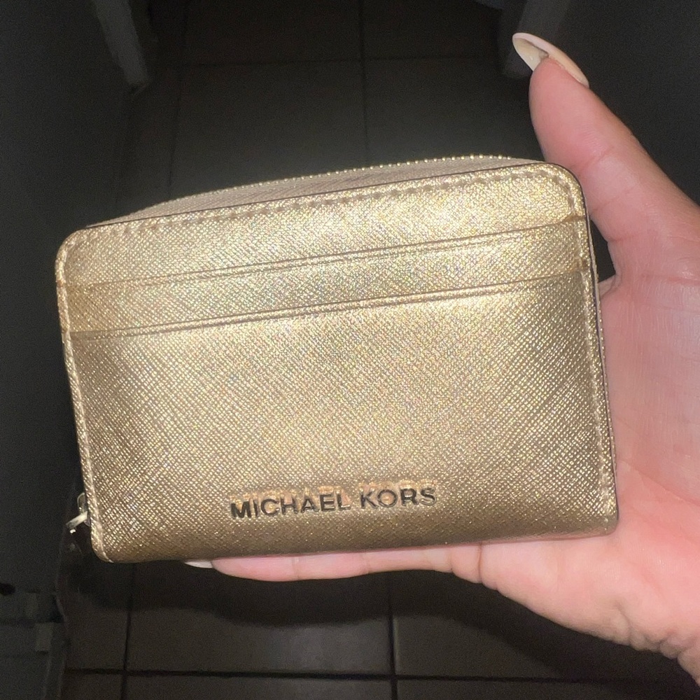 Michael Kors Metallic Gold Wallet
